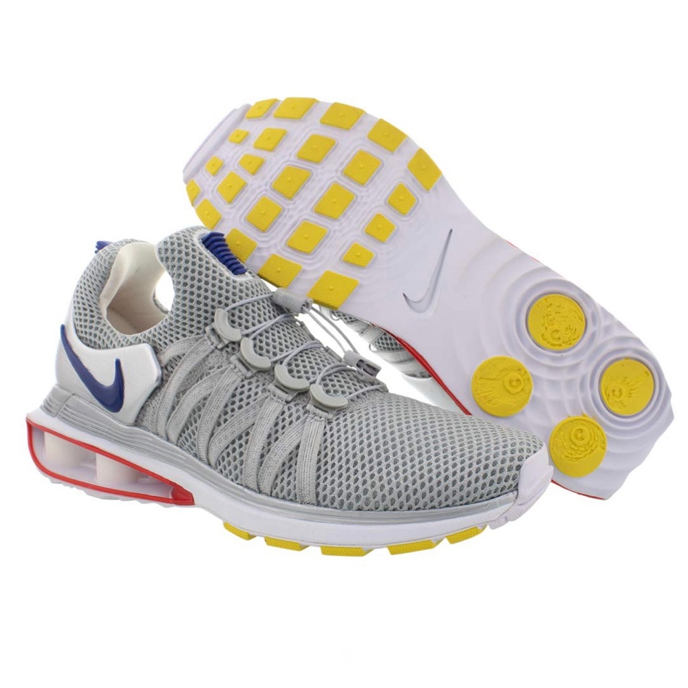 Nike Shox Gravity Sneakers Mens Running Training Shoes Metallic Silver Gray Grey - Picture 5 of 16